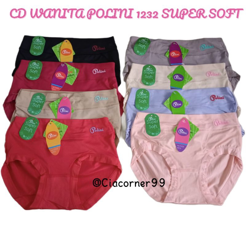 Celana Dalam Wanita Polini 1232 Super Soft Size L XL XXL