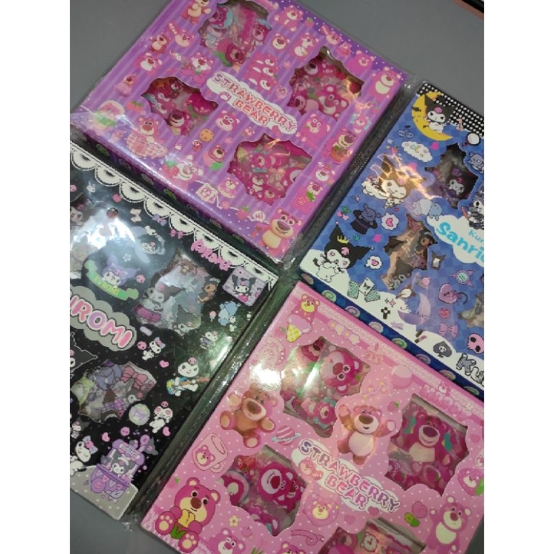 

Sticker box Lotso dan kuromi 100 pcs