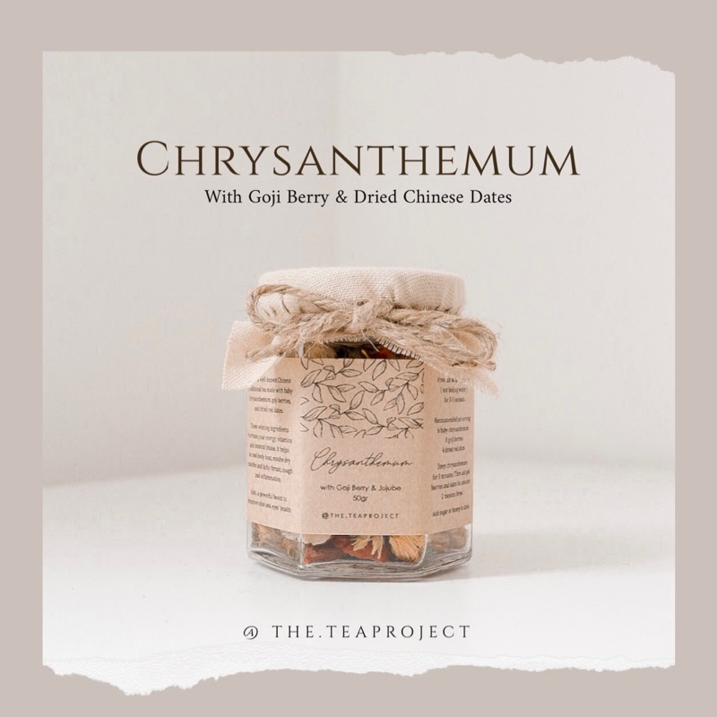 

Tea Project [ 200ml Jar ] Chrysanthemum with Goji Berry Tea Jar
