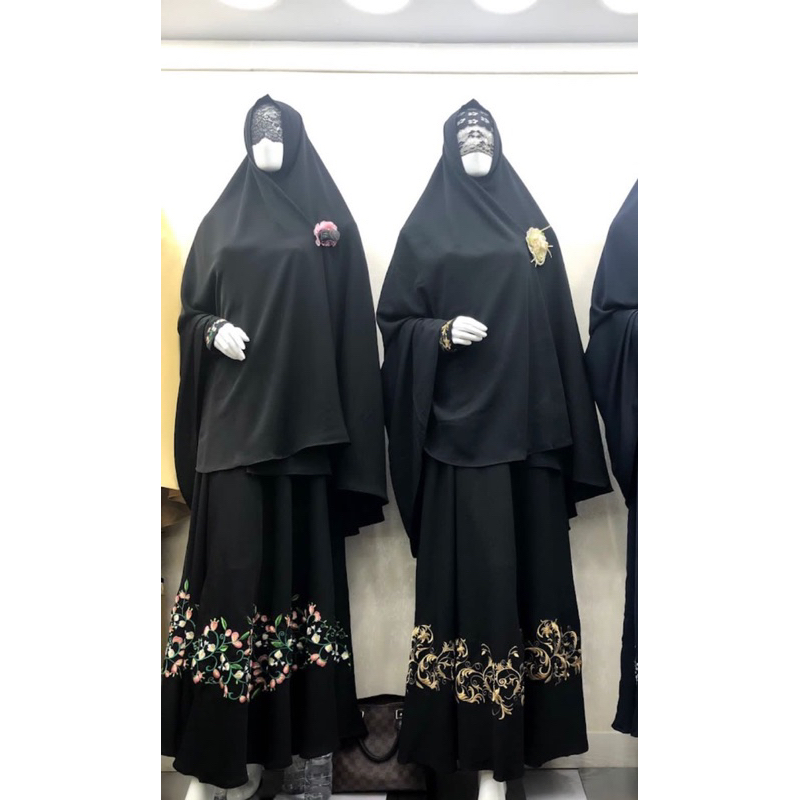 Gamis SHAQEENA ORIGINAL gamis umroh haji gamis size besar