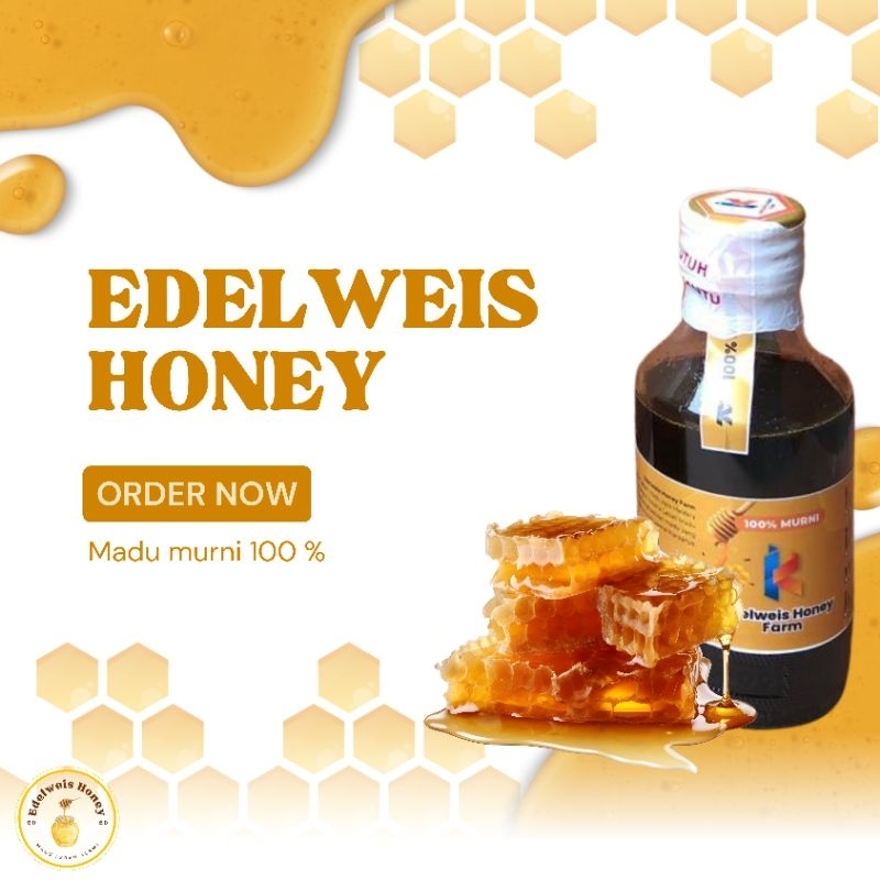 

Madu Asli Murni 100 % (Edelweis Honey) 140 ml