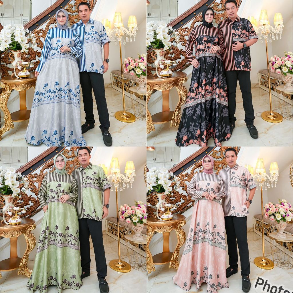 SET COUPLE SYARI | POPPY SYARI | GAMIS