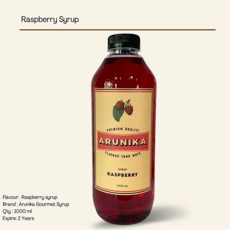 

Rapsbery Arunika Syrup 1 Liter