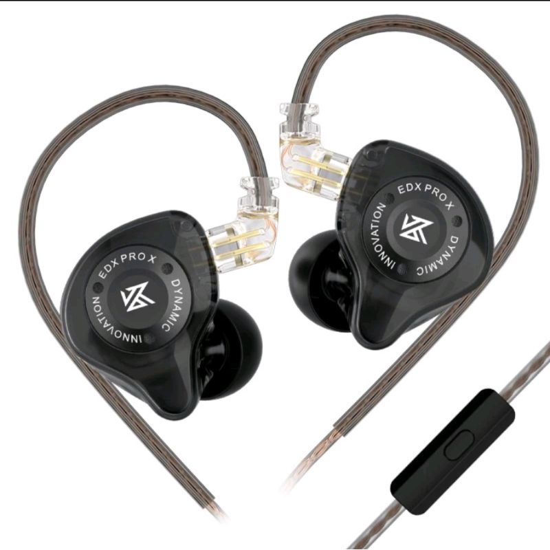 Headset Earphone KZ EDX PRO X + Mic USB Type C Upgrade Version BASS BOOST Garansi Resmi 1 Th