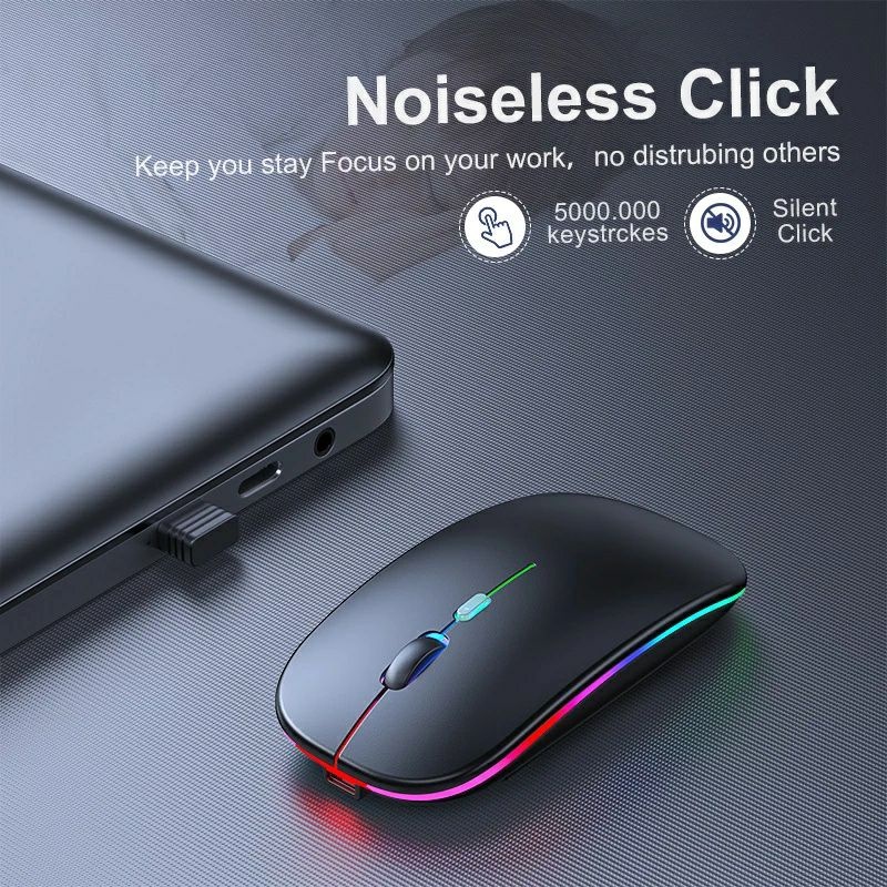 MOUSE WIRELESS / MOUSE BLUETOOTH WIRELESS / MOUSE WIRELESS SILENT / Mouse wireless bluetooth recharg