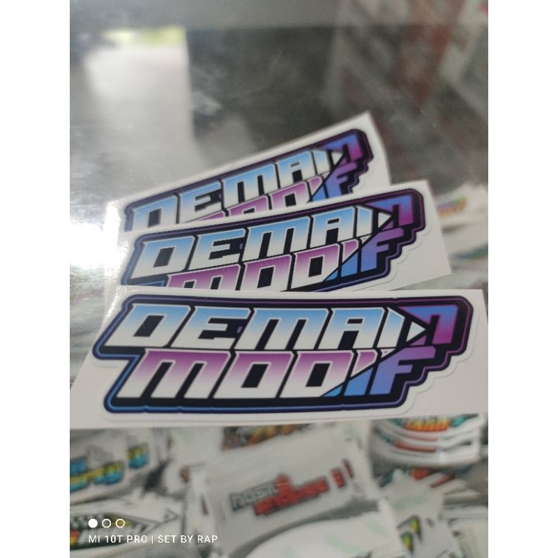 

stiker demam modif