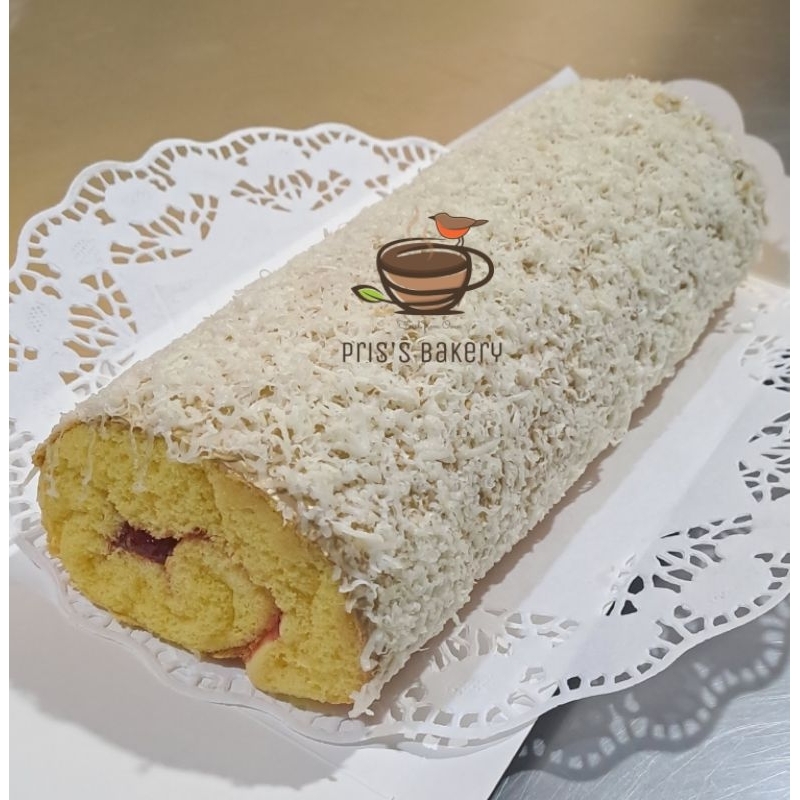 

ROLL CAKE with MOKA CHEESE TOPPING - PRIS'S BAKERY