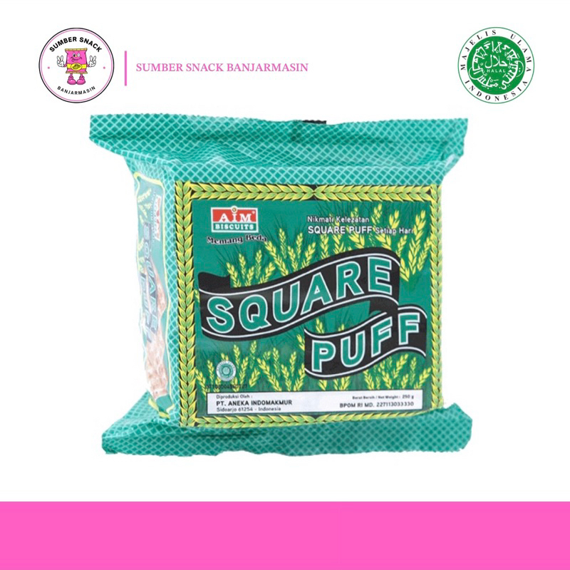 

Aim Biscuits Square Puff (250g)