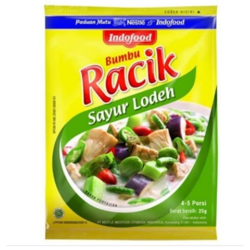 

Bumbu racik lodeh isi 10pcs