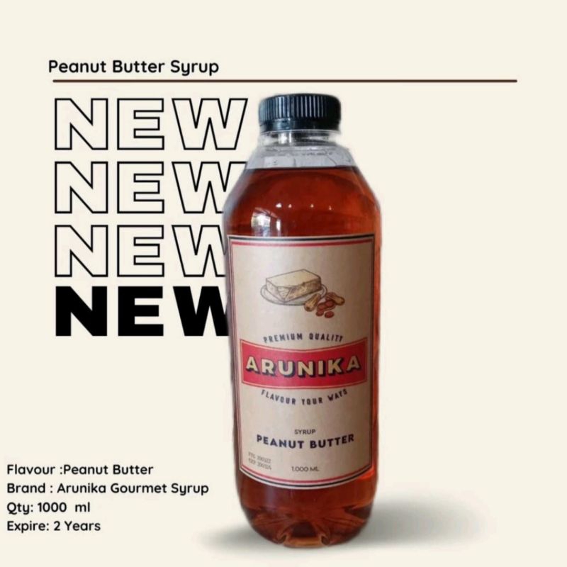 

Peanut Butter Arunika Syrup 1 Liter