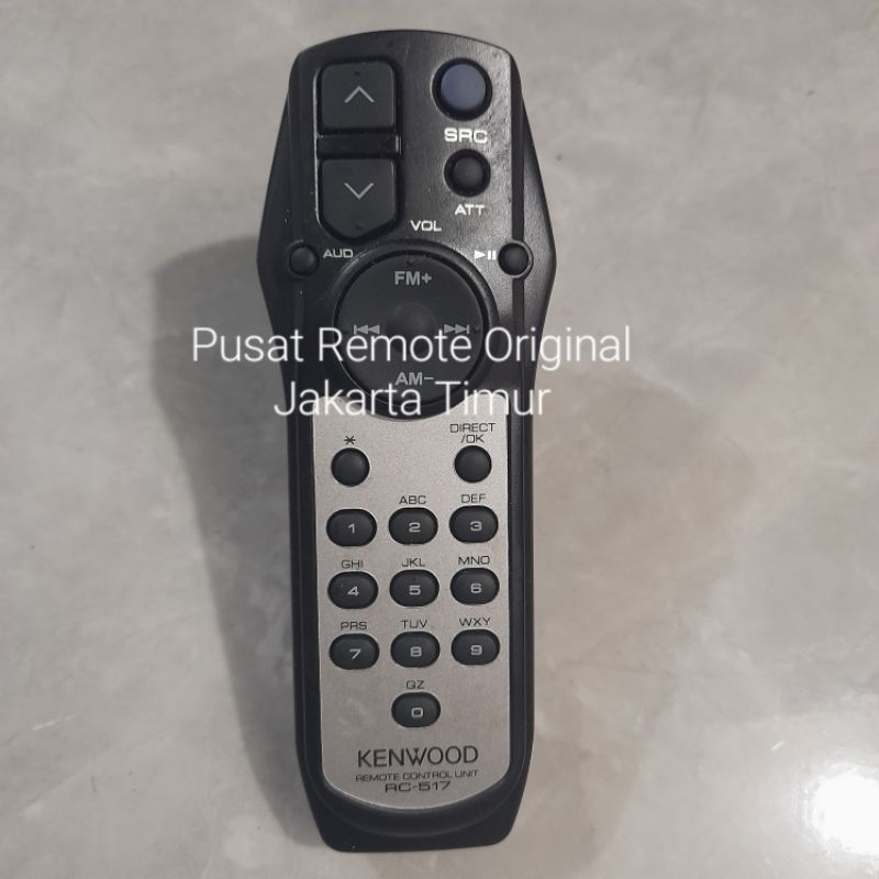 REMOTE REMOT DVD TAPE MOBIL KENWOOD RC-517 ORIGINAL ASLI