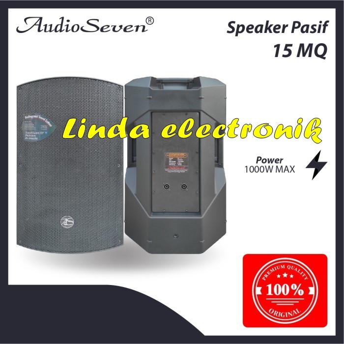 new speaker pasif audio seven 15 mq / 15mq 15 inch 2 buah original