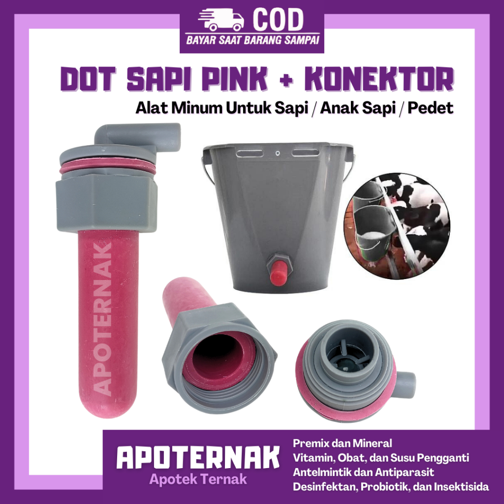 DOT SAPI PINK DAN KONEKTOR DOT Pedet Anak Sapi