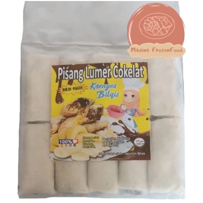 

pisang coklat lumer isi 10