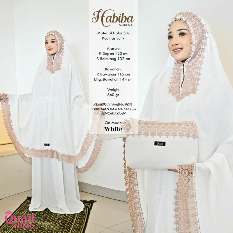 Habiba mukena quail hijab