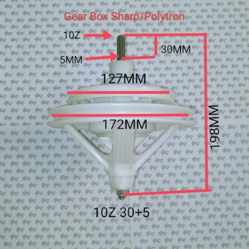 Gear Box Mesin Cuci