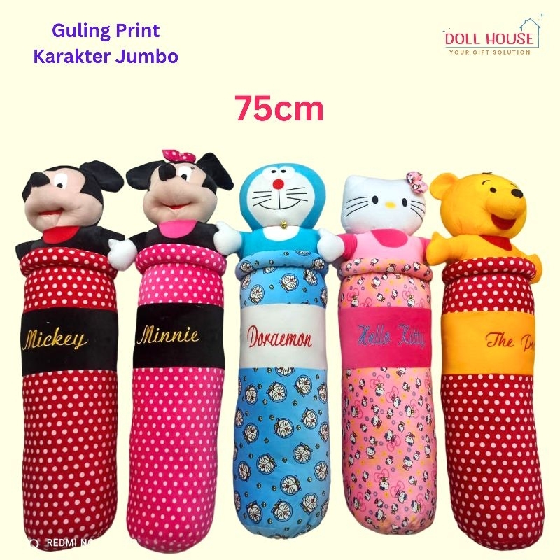 Guling Karakter Anak Jumbo / Boneka Guling Karakter Jumbo / Guling Mickey Mouse / Guling Minnie Mous
