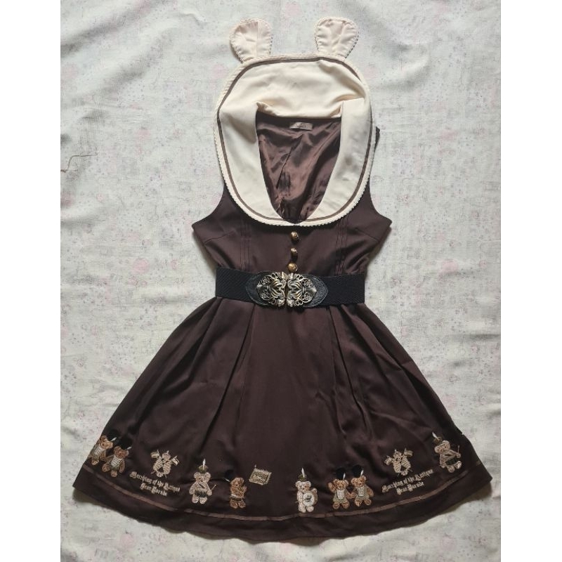 Pelunasan pesenan kak Ce AMAVEL BEAR JSK DRESS JAPAN + blus lizlisa