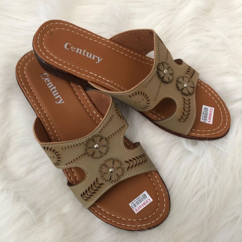 SANDAL WANITA FASHION | SANDAL SLOP BAHAN KULIT SINTETIS| SANDAL MURAH MERIAH
