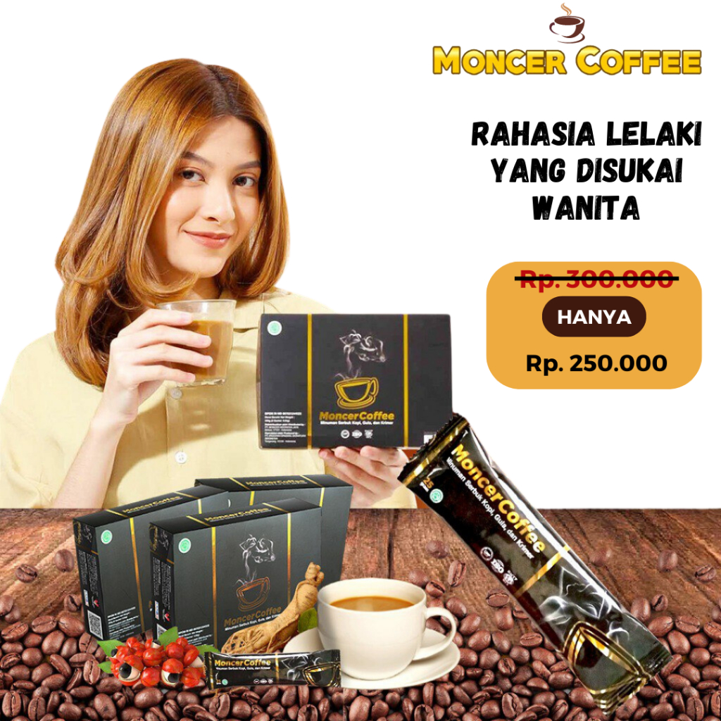 

Monceer Coffe Herbal - 1 Box Isi 8 Sachet