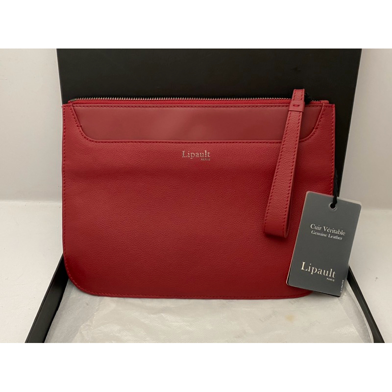 ORIGINAL BRAND NEW LIPAULT PLume Elegance Clutch Bag