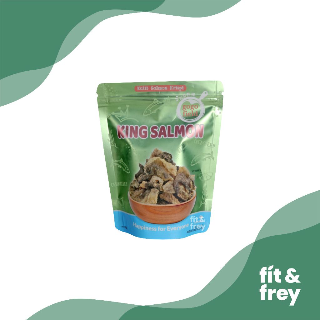 

GOGOFIELD King Salmon 30g - Cemilan Kulit Salmon Krispi - Salmon Skin