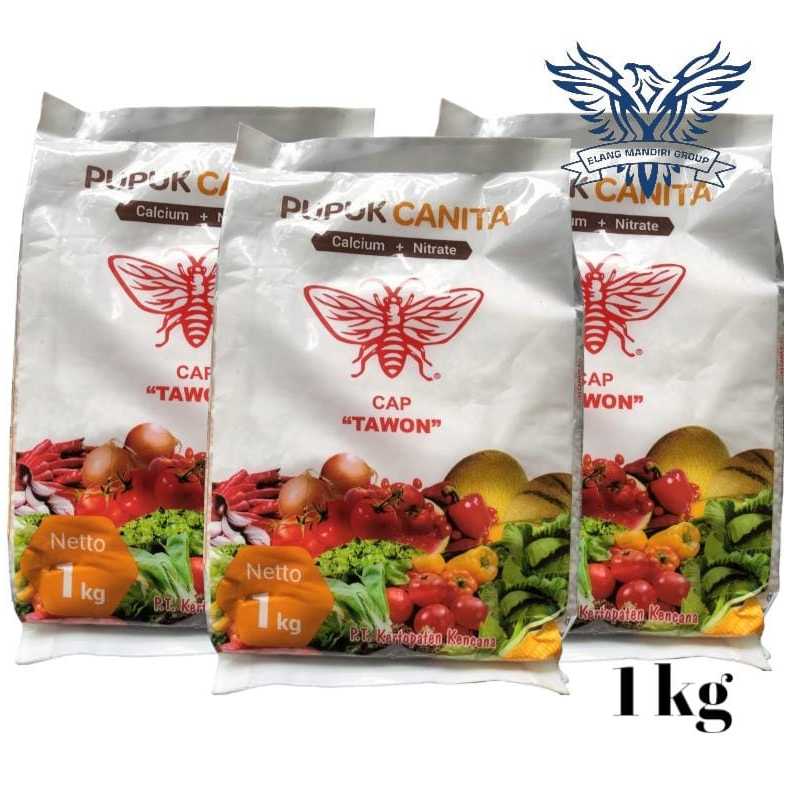 Canita Pupuk Tawon 1kg Kalsium Nitrat Dan Nitrogen Pupuk Untuk pertumbuhan Tanaman Tawon
