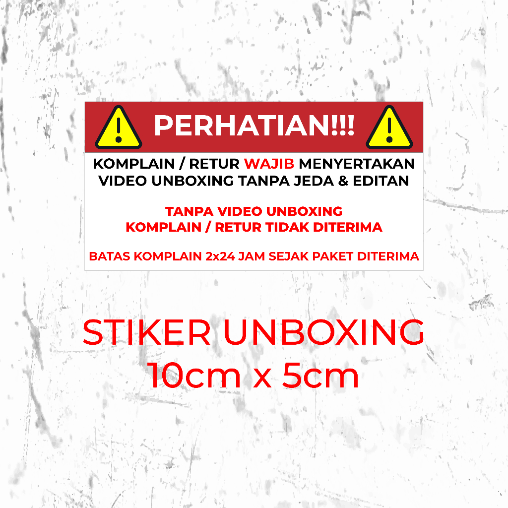 

STIKER UNBOXING (10 pcs)