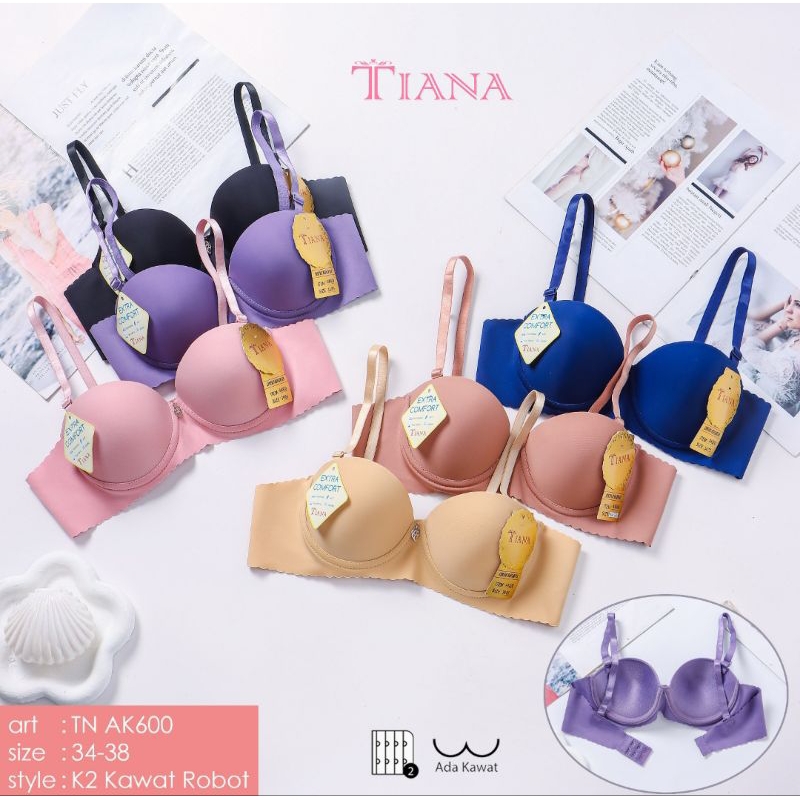K 600 bra seamless kawat Bra fashion  cup A ukuran 34.36.38