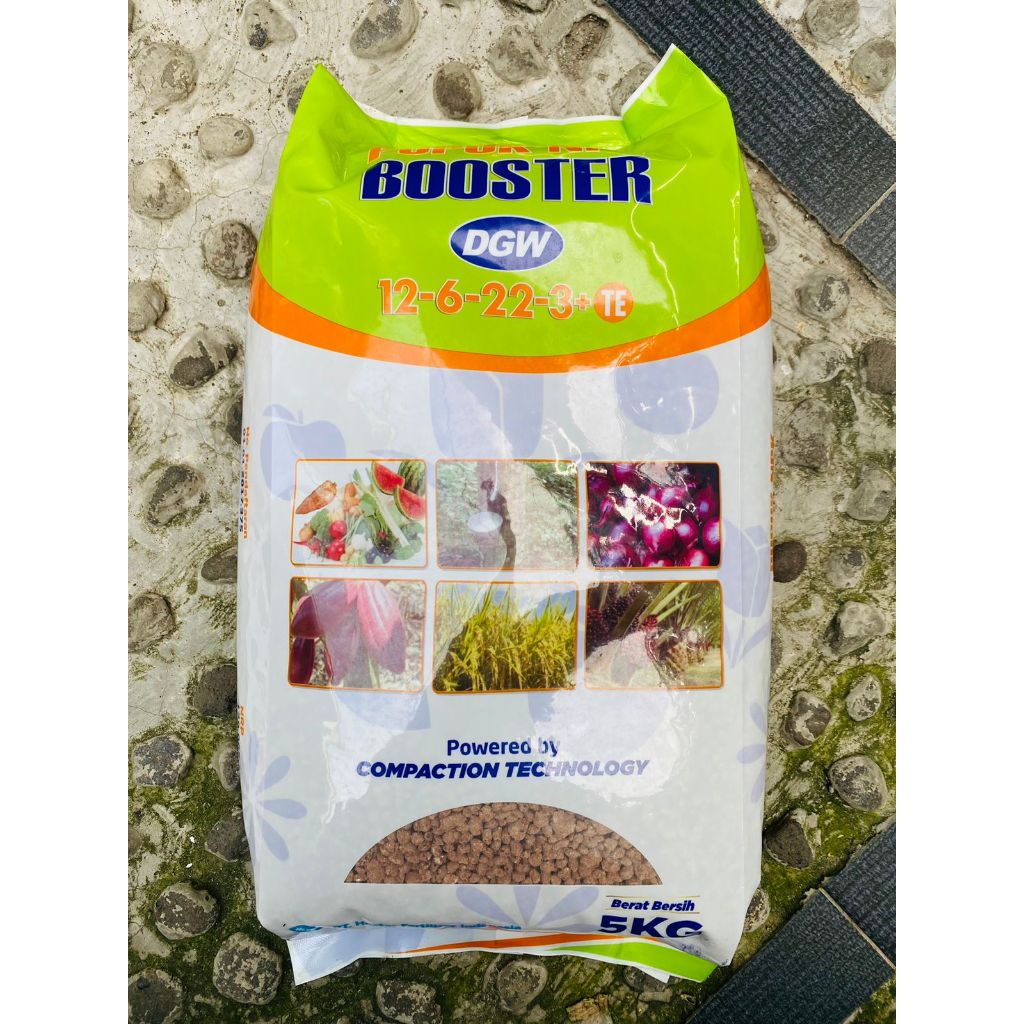 Pupuk Npk BOOSTER 12-6-22-3+TE isi 5kg dr DGW