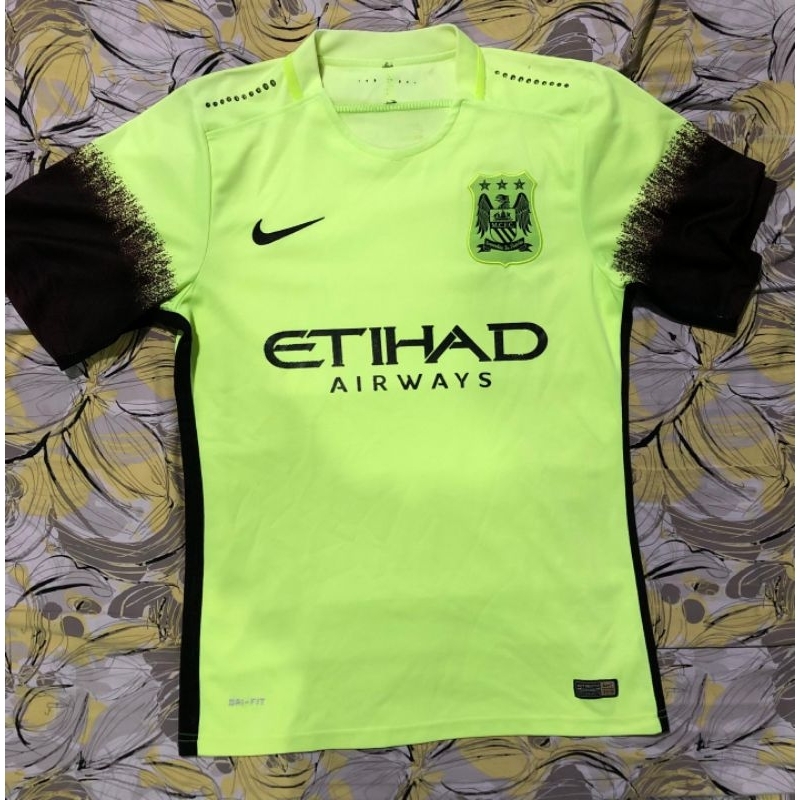 Jersey Manchester City 2015/2016 3rd ketiga size L slim