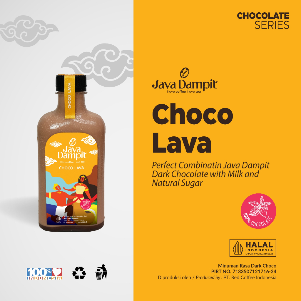 

CHOCO LAVA READY TO DRINK KEMASAN 300 ML