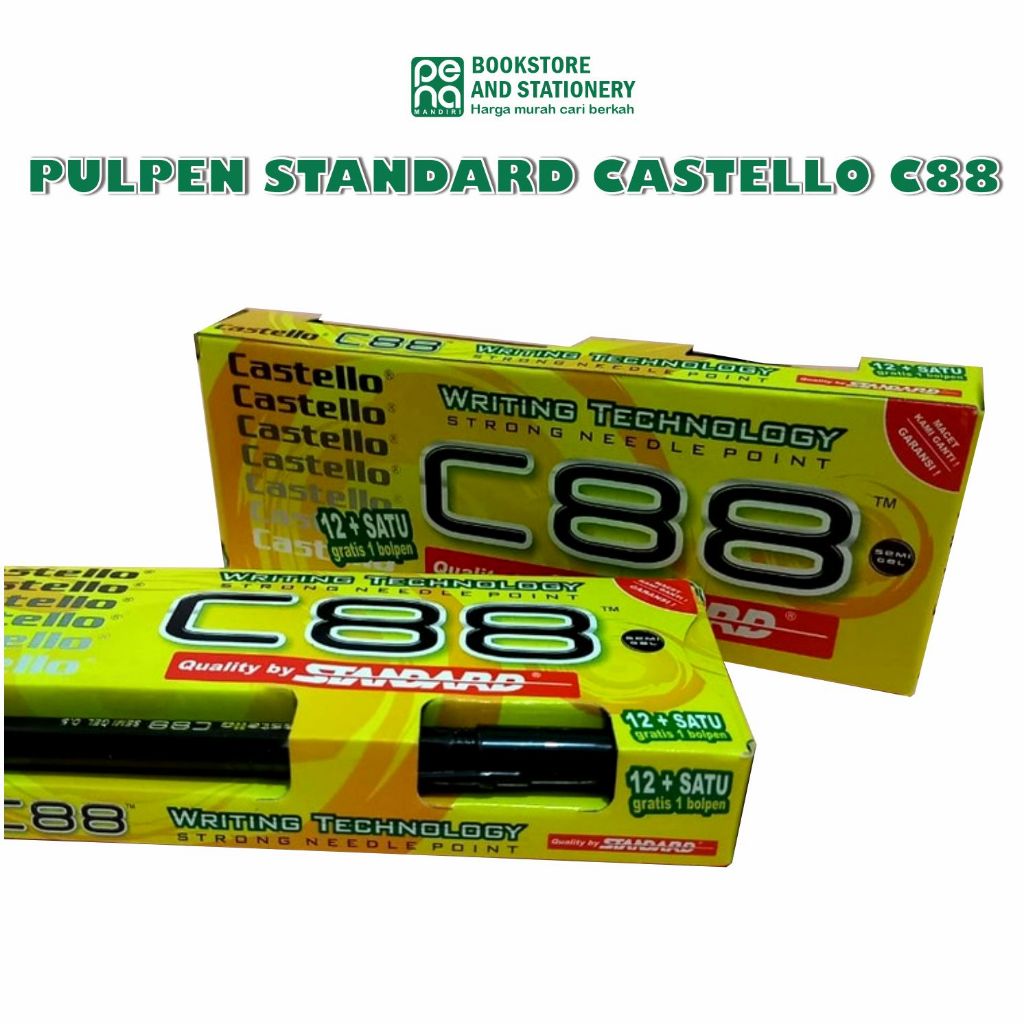 

Pen Castello C88 (12Pcs) Bonus 1