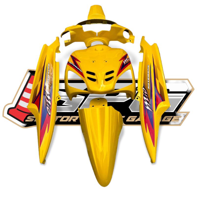 body bodi yamaha mio mio sporty full set bodi set mio 5tl mio sporty kuning