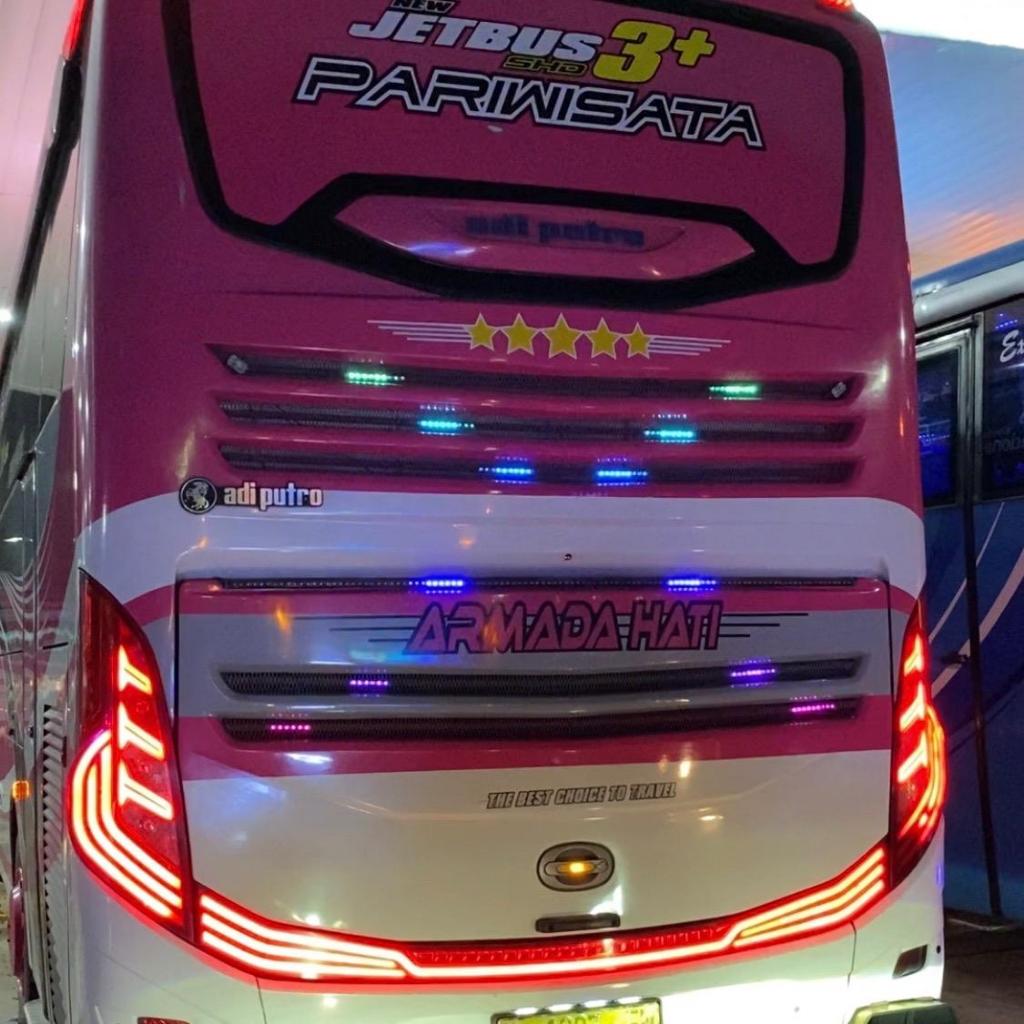 TAL LAMP BAGASI BUS | LAMPU BAGASI BUS ANIMASI | RUNNING TEXT BAGASI BUS