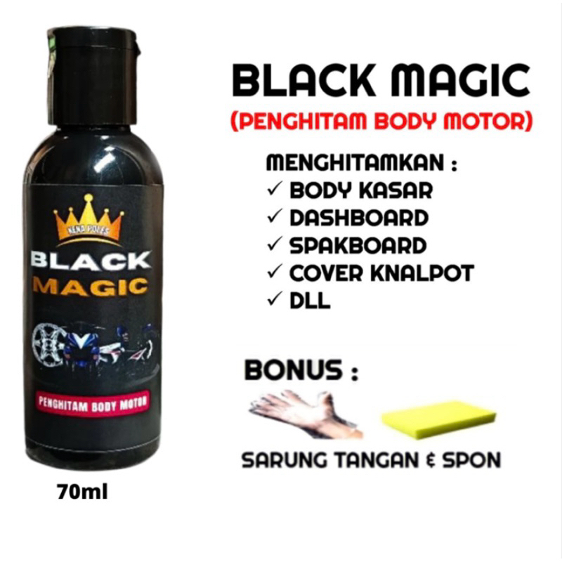 BLACK MAGIC Penghitam Body Motor