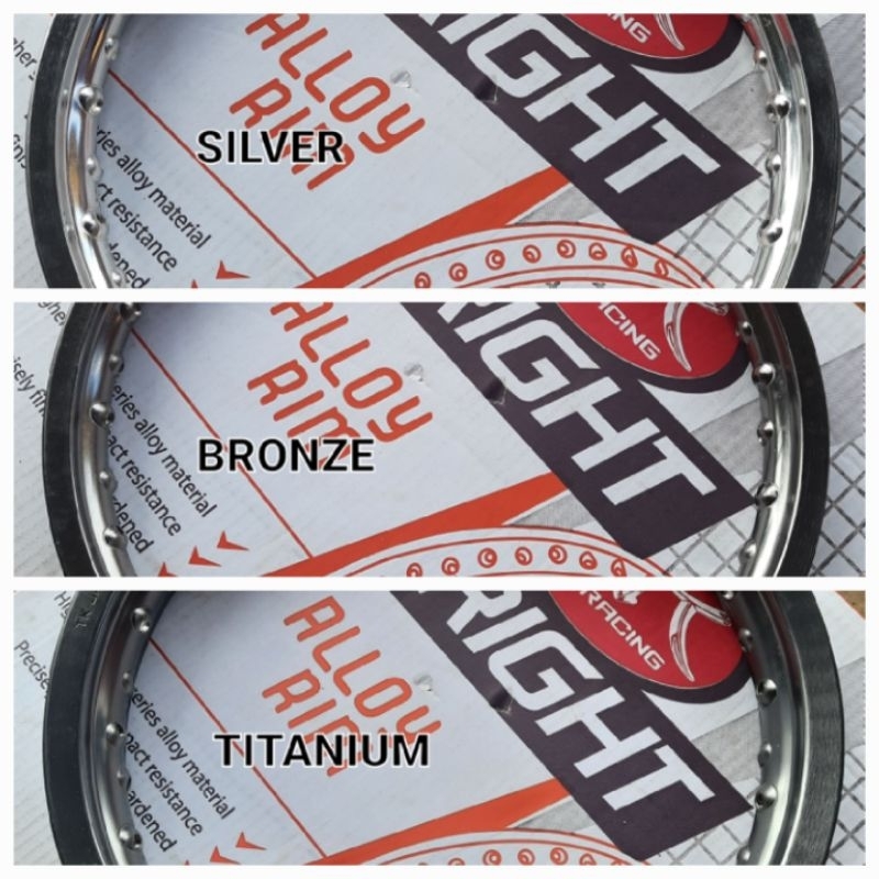 1PCS VELG TK BRIGHT RING 17 UKURAN 120/140/160/215 ORIGINAL TK RACING MURAH 