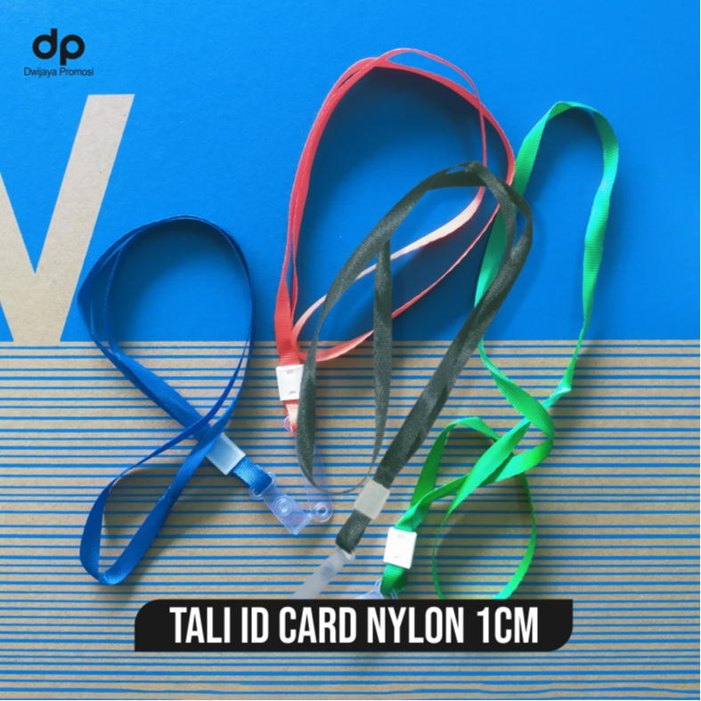 

TALI ID CARD 1 CM NYLON KANCING / GANTUNGAN ID CARD NYLON / TALI ID BADGE Paket order 100 pcs