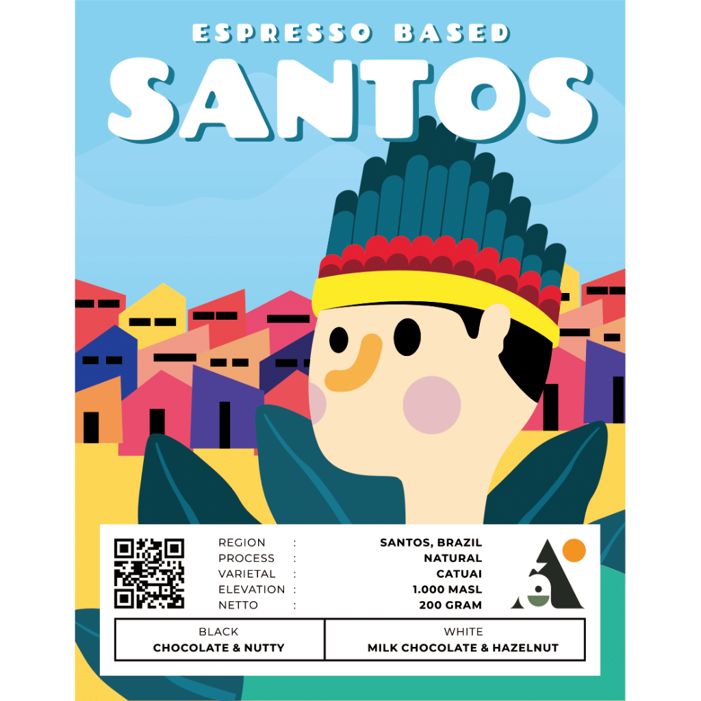 

kopi espresso brazil santos 200gr - Aghara Coffee Roaster