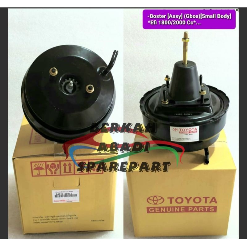 Booster assy Boster rem Kijang 7k Efi 1.8cc 2.0cc body kecil 44610-38071