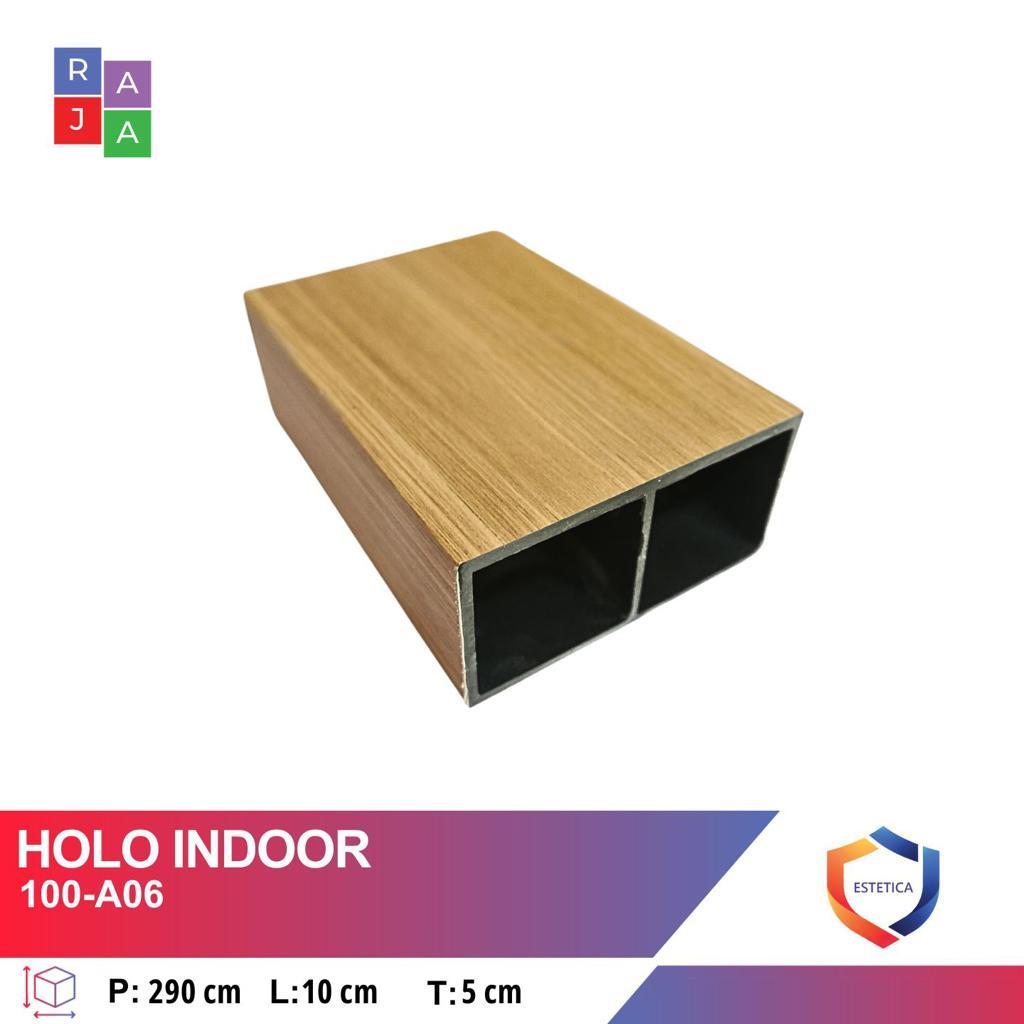 Wpc hollow tube kisi-kisi partisi Partisi WPC Kisi Kisi WPC Sekat dinding WPC khusus Indoor ukuran 1