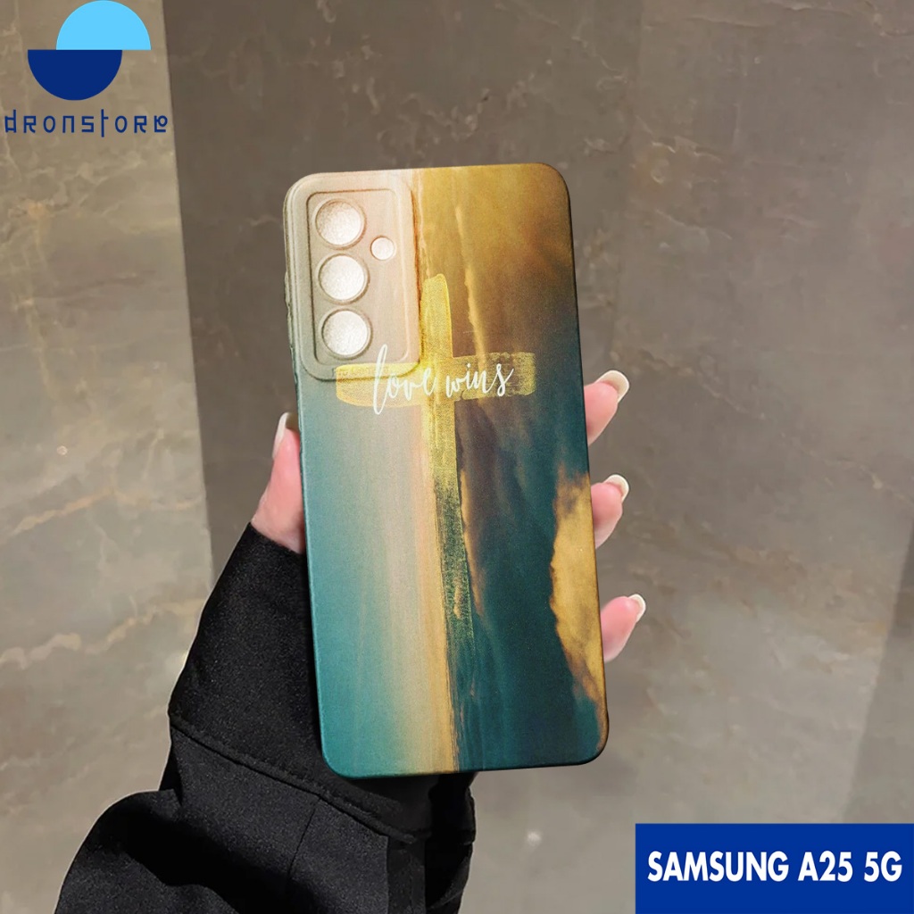 CASE SAMSUNG GALAXY A25 5G MOTIF SALIB - 54 - SOFTCASE HARDCASE PROTECT CAMERA PELINDUNG BELAKANG HA