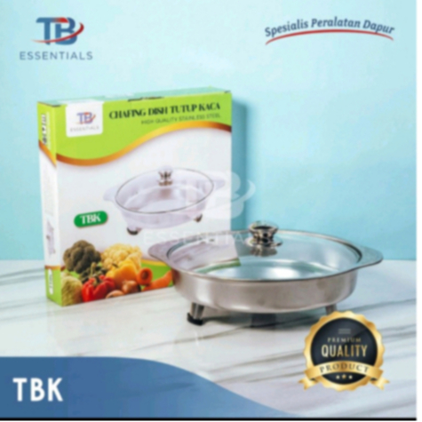 Fastfood Prasmanan Bulat Tutup Kaca Full