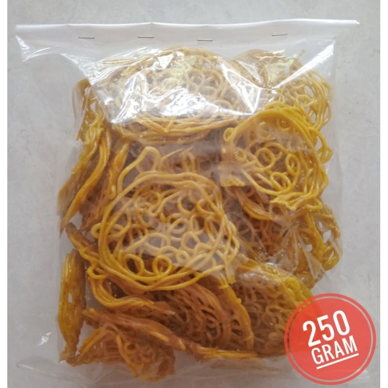 

Kerupuk Mie Mentah Khas Tegal Mie Bulat 250 Gram