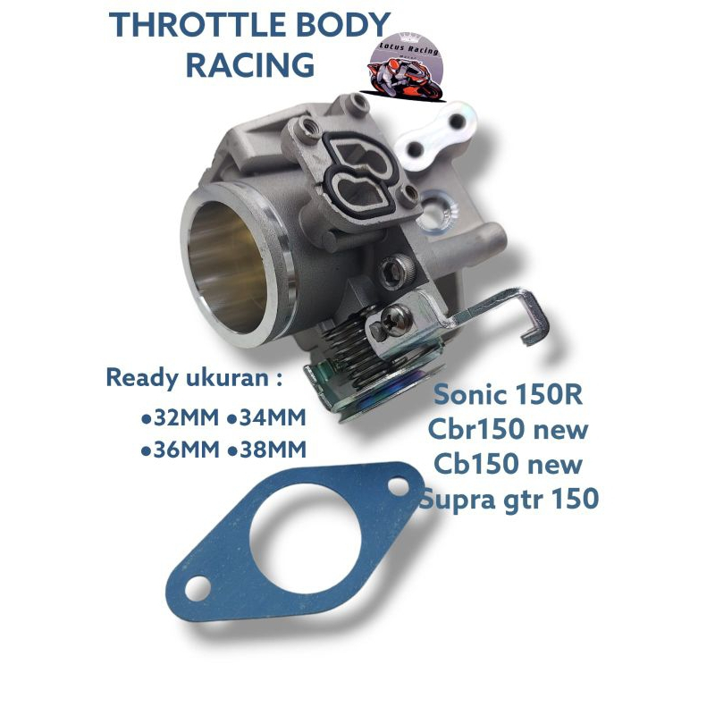 Thorttle body cbr150 new cb 150 new sonic 150 supra gtr tb mode racing tuas gas 32 34 36 38mm keihin