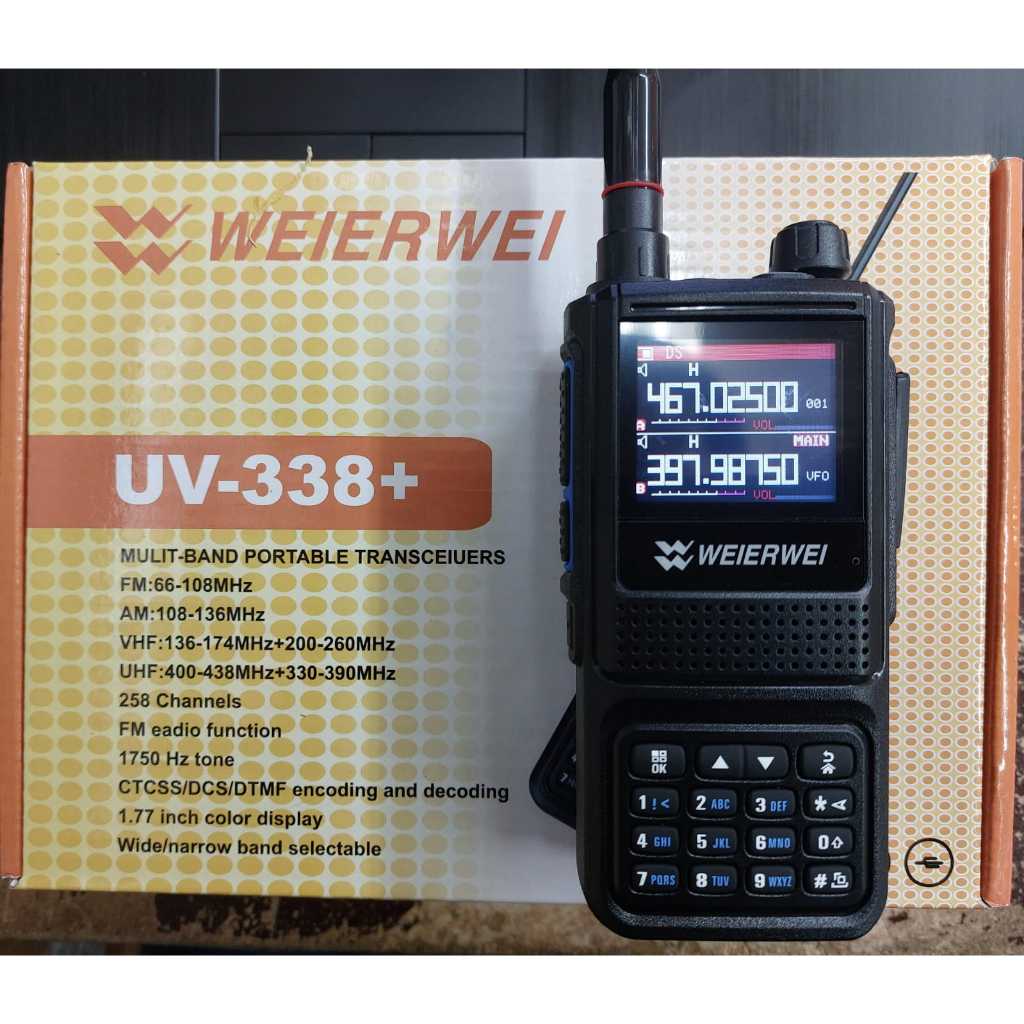HT HANDY TALKIE WEIERWEI UV-338+ 4 BAND
