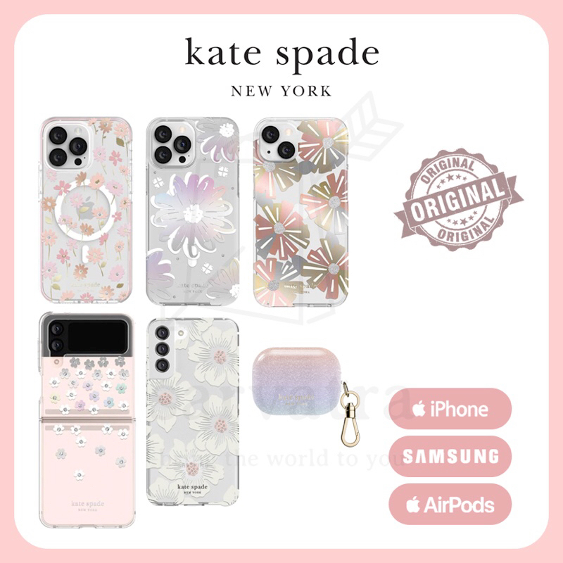 NEW Kate Spade Case iPhone 13, iPhone 13 Pro,, iPhone 14 Pro, iPhone 14 Pro Max, Samsung Galaxy S24 