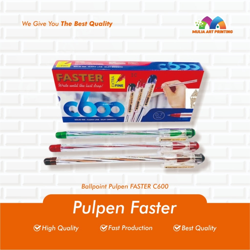 

PULPEN/BALLPOINT/BOLPEN FASTER C600 0.7 MM