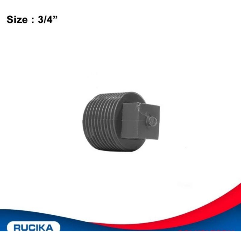 RUCIKA PLUG PVC DRAT LUAR 3/4 INCH / DOP DRAT LUAR 3/4 INCH