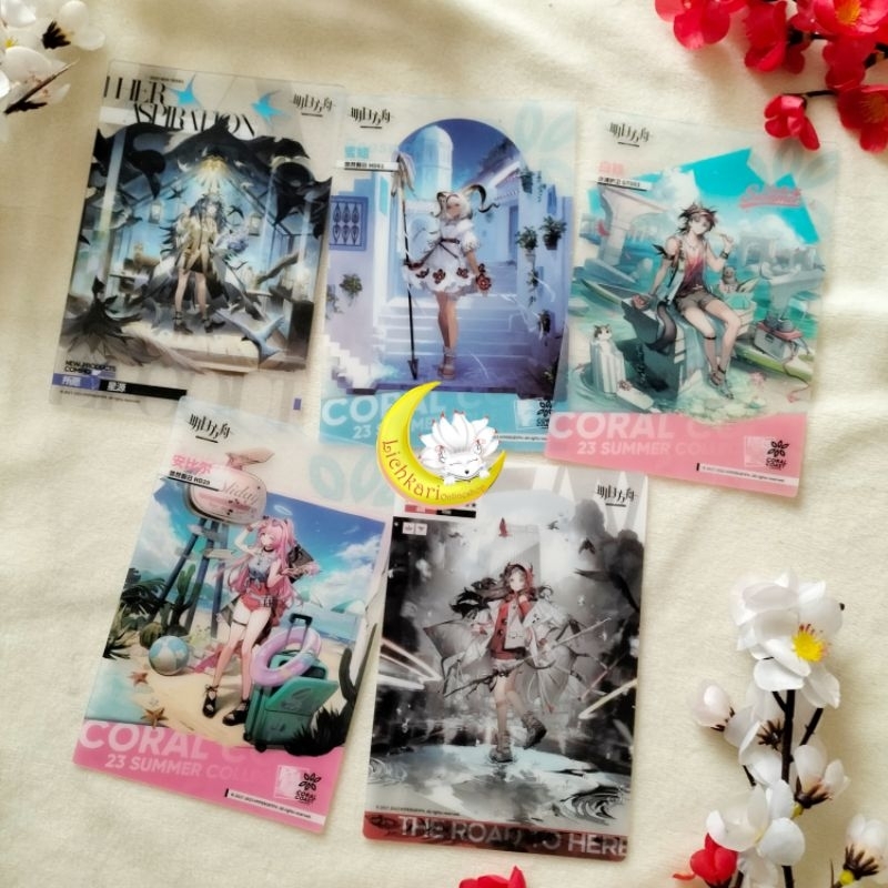 

Arknights Choerth 2023 PVC Clear Card Stainless Pepper Beeswax Astgene Ambriel